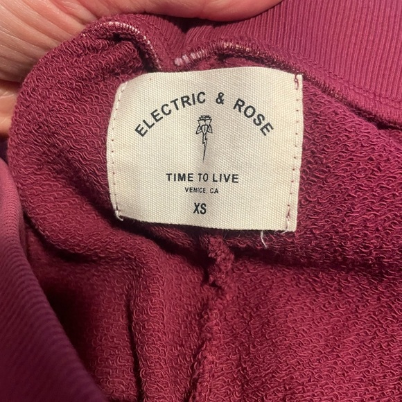 Electric & Rose Red Ombre Sweatpants - Picture 3 of 5